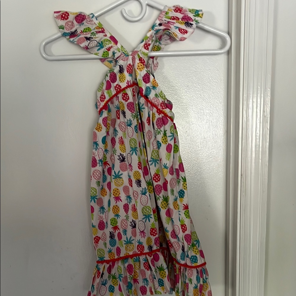 Colorful Fruit Print Dress